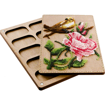 Organizer with cover for bead embroidery FLZB-070